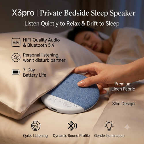 No Headphones Needed: Ditch the uncomfortable earbuds. Simply place it under your pillow to protect your hearing and sleep comfortably all night long.