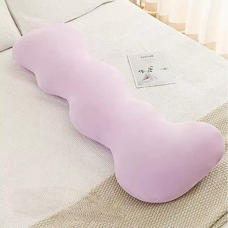 Ergonomic Dual Contour Design: The unique wavy shape perfectly hugs your natural body curves, providing targeted support exactly where you need it.