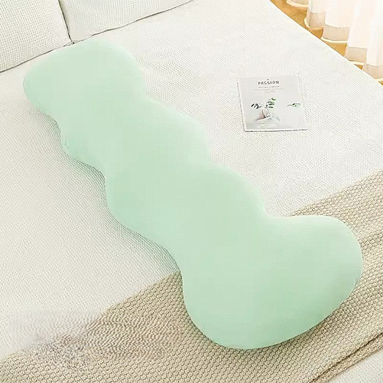 Ergonomic Dual Contour Design: The unique wavy shape perfectly hugs your natural body curves, providing targeted support exactly where you need it.